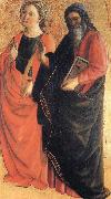 Fra Filippo Lippi St.Catherine of Alexandria and an Evangelist France oil painting artist